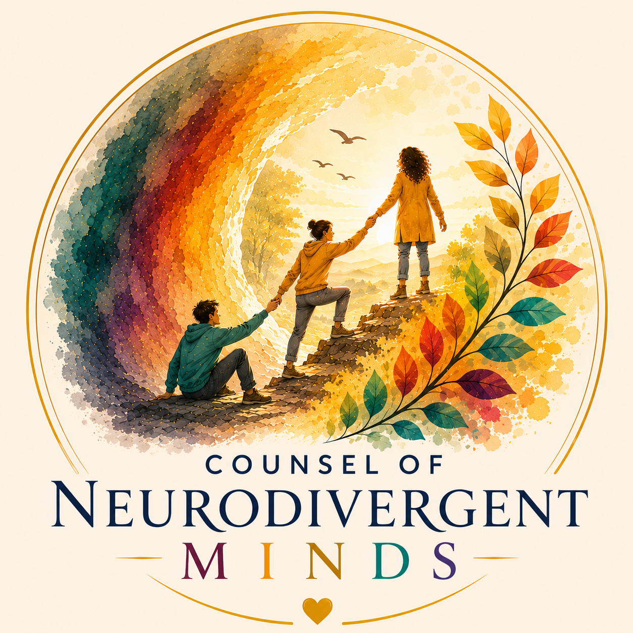 Counsel of Neurodivergent Minds logo